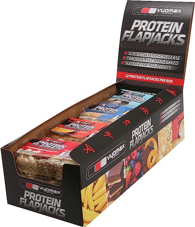 Vyomax Protein Flapjacks (12 x 100g)