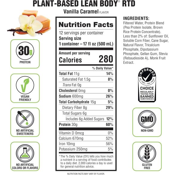 Lean Body Protein Plant Based (RTD) - Image 4