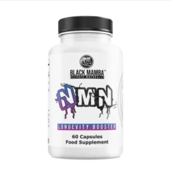 Black Mamba NMN – 60 Capsules (500mg Uthever® NMN Per Cap)