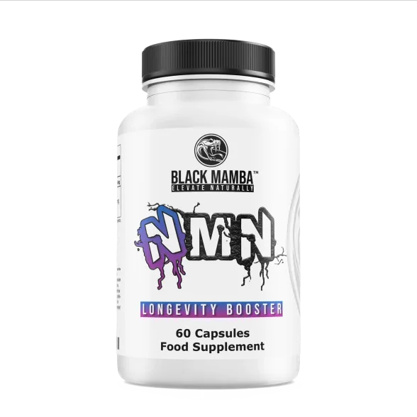 Black Mamba NMN – 60 Capsules (500mg Uthever® NMN Per Cap)